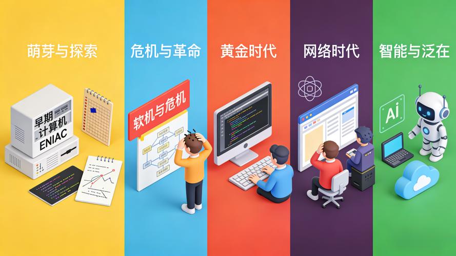 軟件開發的歷史 從算盤時代到AI時代的演進